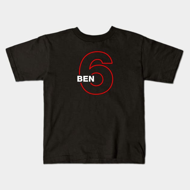 Ben Hargeeves - Umbrella Academy Number Seven - Number 6 Kids T-Shirt by viking_elf